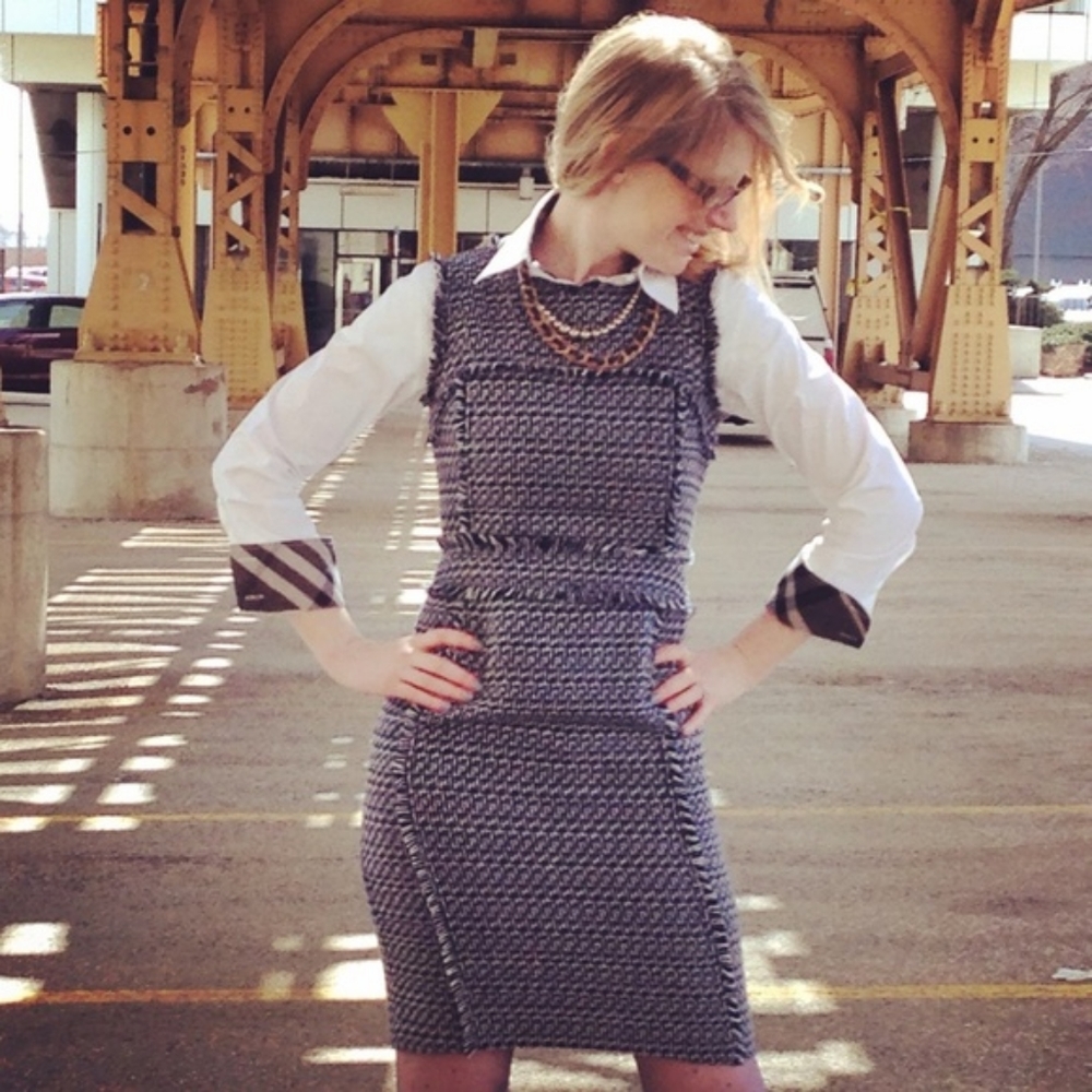 Tory Burch Petula tweed dress - Picture 2 of 8